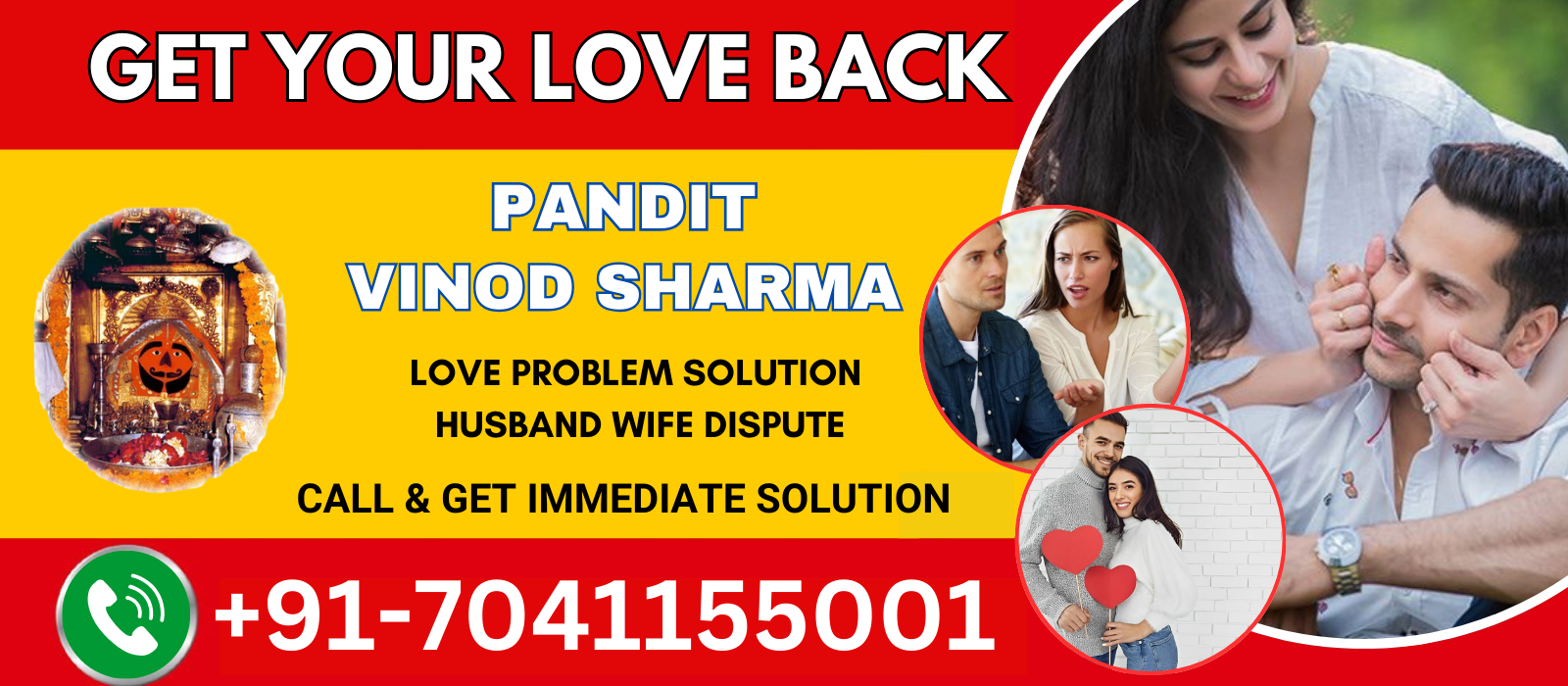  Astrologer Pandit Vinod Sharma Ji +91-7041155001