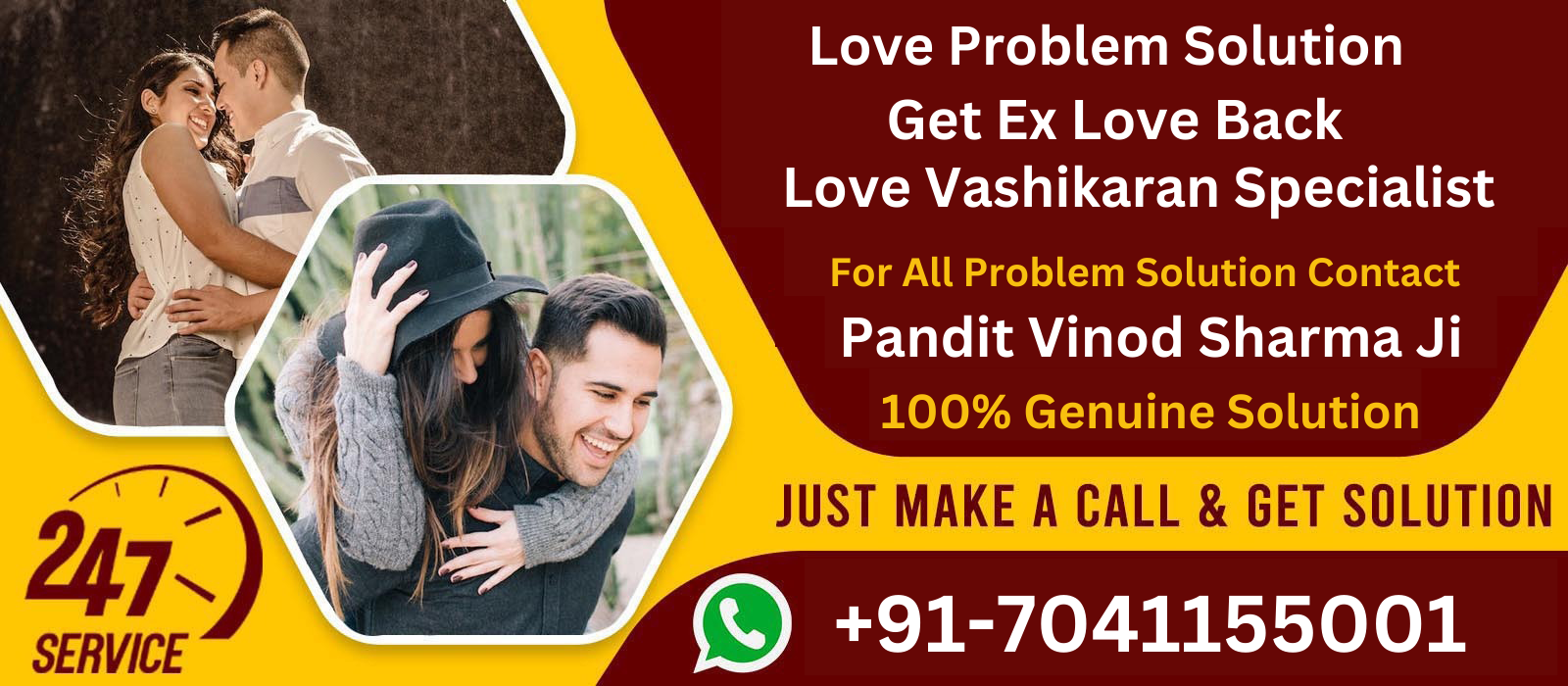  Astrologer Pandit Vinod Sharma Ji +91-7041155001